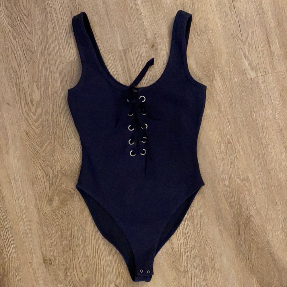Lace up bodysuit